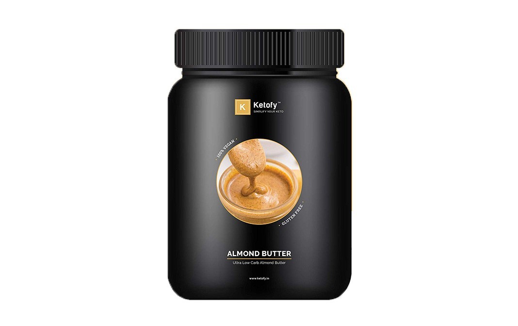 Ketofy Almond Butter    Plastic Jar  200 grams